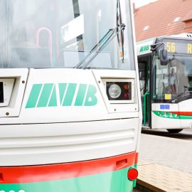 Straßenbahn und Bus