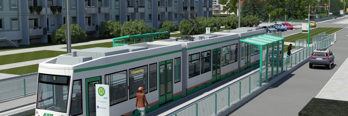 Zukünftige Haltestelle Am Stadtblick