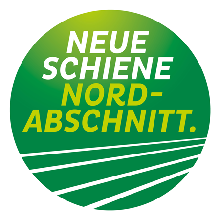Button Neue Schiene Nordabschnitt