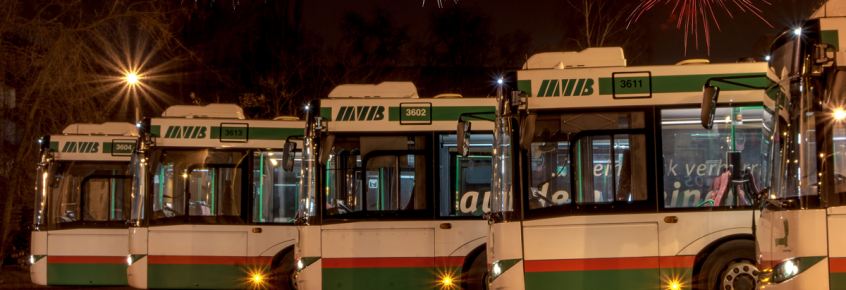 Busse in der Silvesternacht