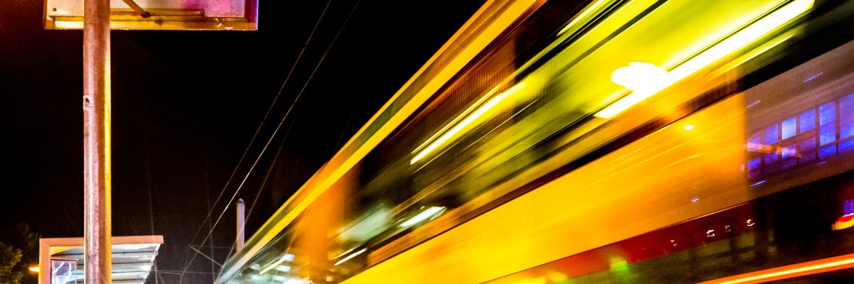 MVB-Nachtbus im Nachtverkehr (Foto: Andreas Lander)