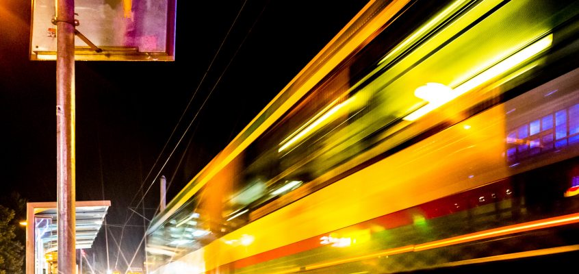 MVB-Nachtbus im Nachtverkehr (Foto: Andreas Lander)