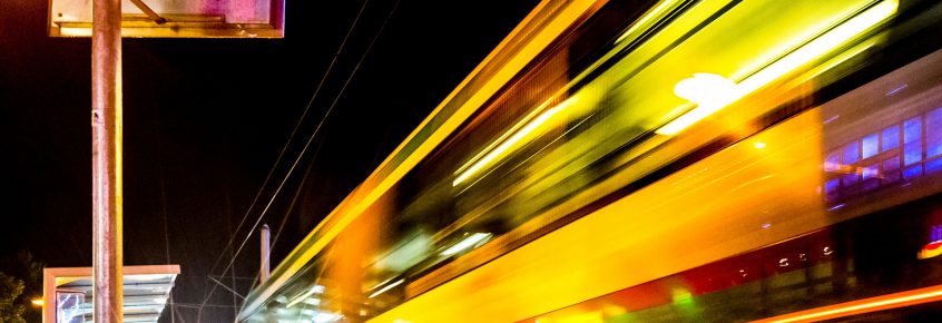 MVB-Nachtbus im Nachtverkehr (Foto: Andreas Lander)