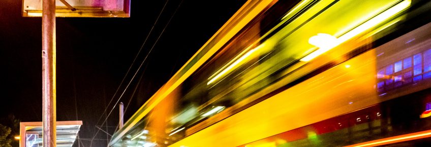 MVB-Nachtbus im Nachtverkehr (Foto: Andreas Lander)