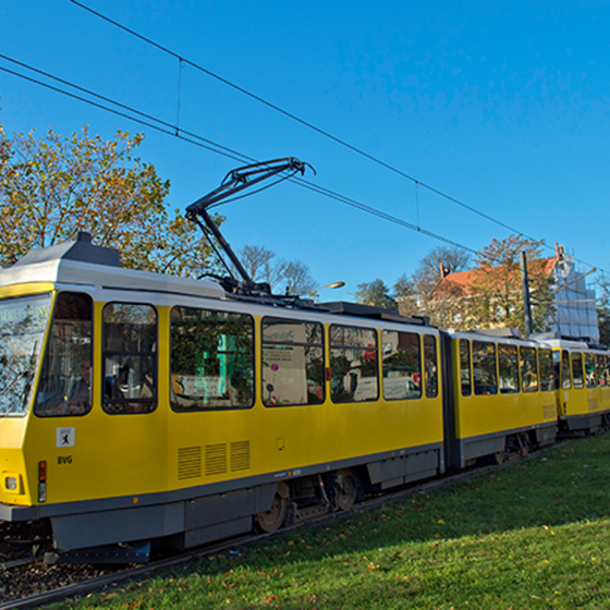 Tatrawagen KT4D der Berliner Verkehrsbetriebe – Foto: BVG / Oliver Lang