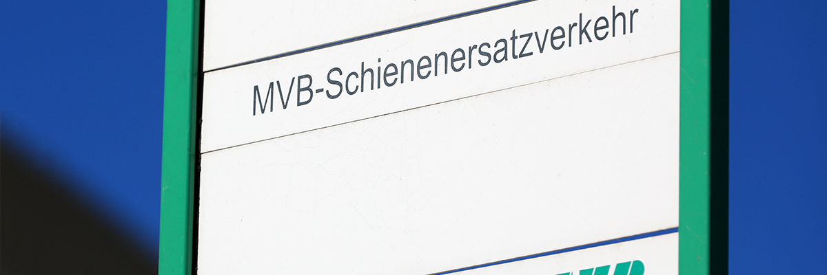 Schienenersatzverkehr Linie 1 (Foto: Peter Gercke)