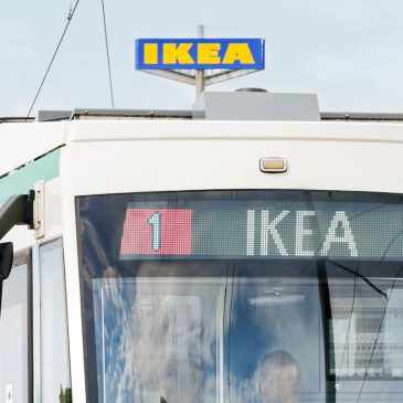 Straßenbahnlinie 1, Endstelle IKEA