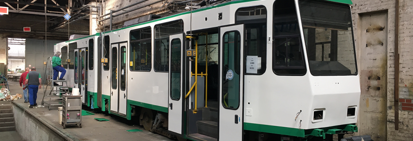 KT4D in der Hauptwerkstatt in Brückfeld (Foto: Peter Gercke)