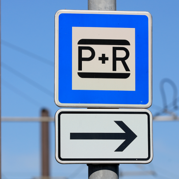 P+R Parkplatz (Foto: Peter Gercke)