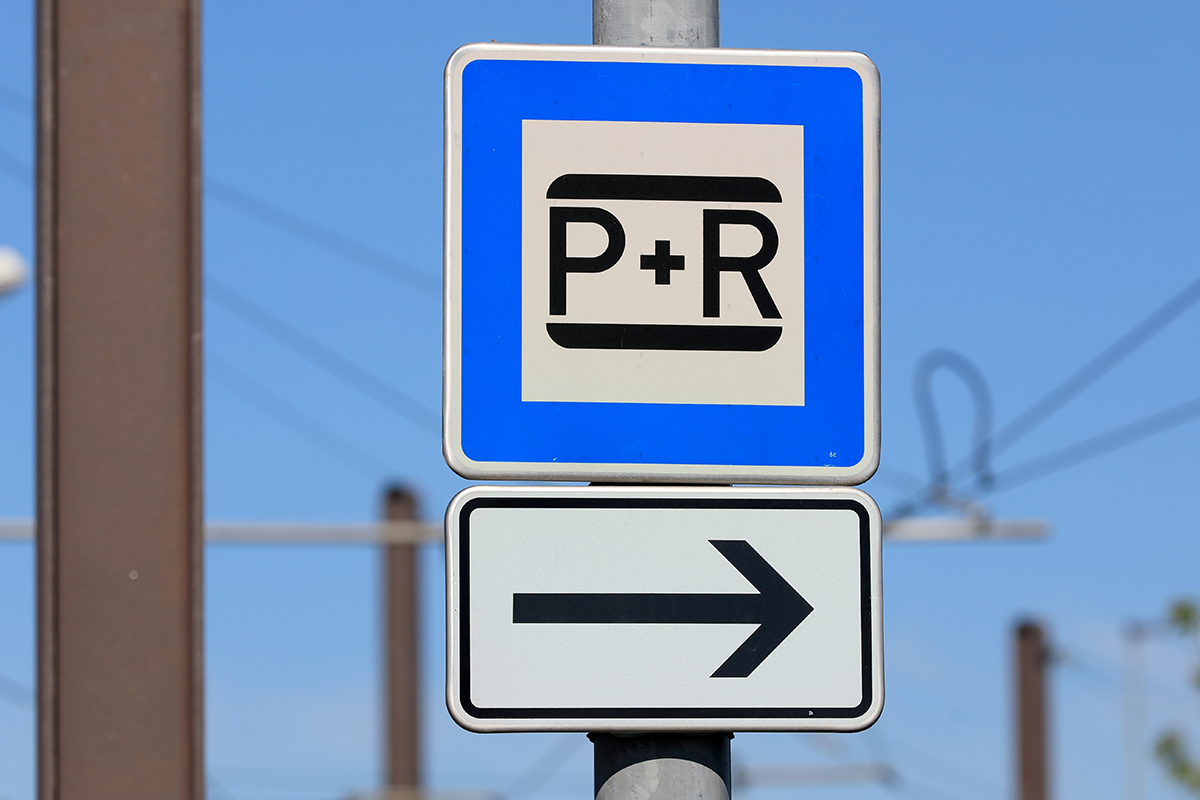 P+R Parkplatz (Foto: Peter Gercke)