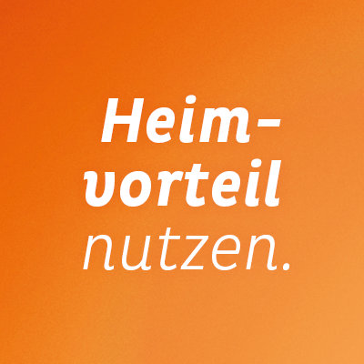 icon für das Mieterticket mit der Aufschrift Heimvorteil nutzen