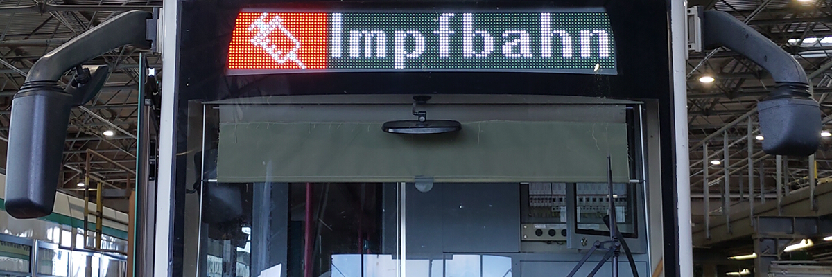 Zielanzeige Impfbahn