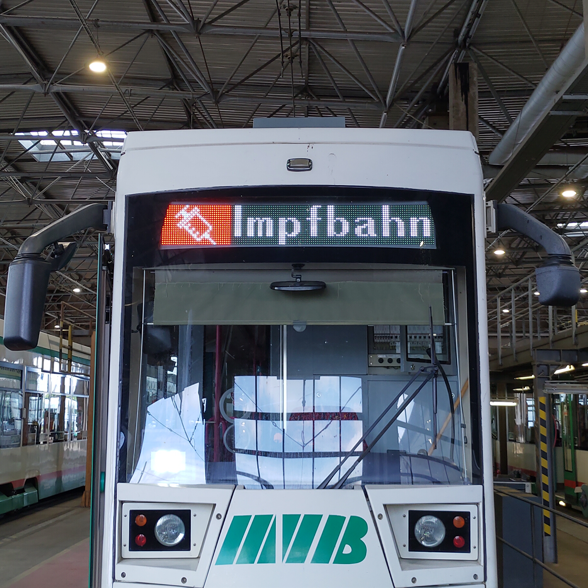 Zielanzeige Impfbahn