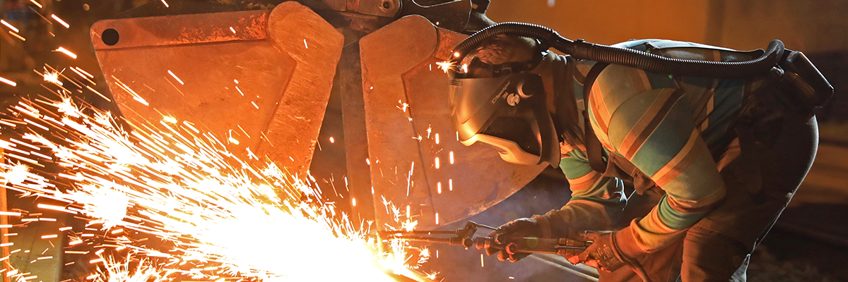 Nächtliche Gleisbauarbeiten