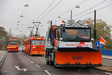 Der Winterdienst der Landeshauptstadt Magdeburg und der Magdeburger Verkehrsbetriebe ist für die kommende Winterperiode gerüstet.