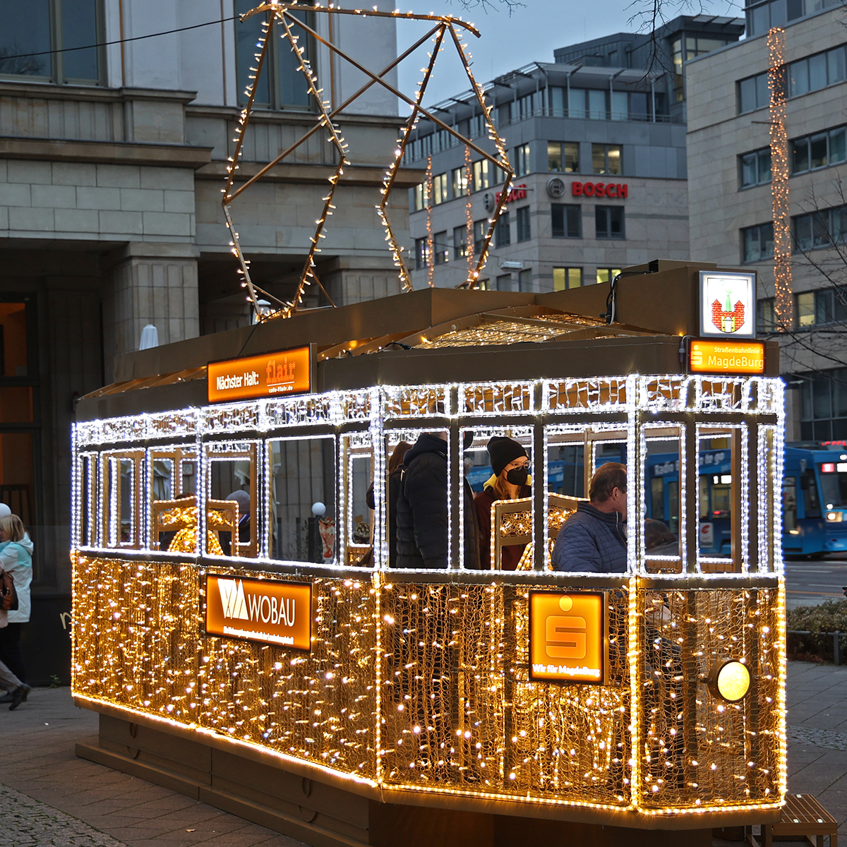 Strahlebahn auf der MD Lichterwelt
