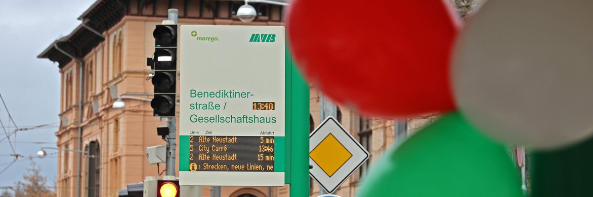 Haltestelle Benediktinerstraße/Gesellschaftshaus (Foto: Peter Gercke)