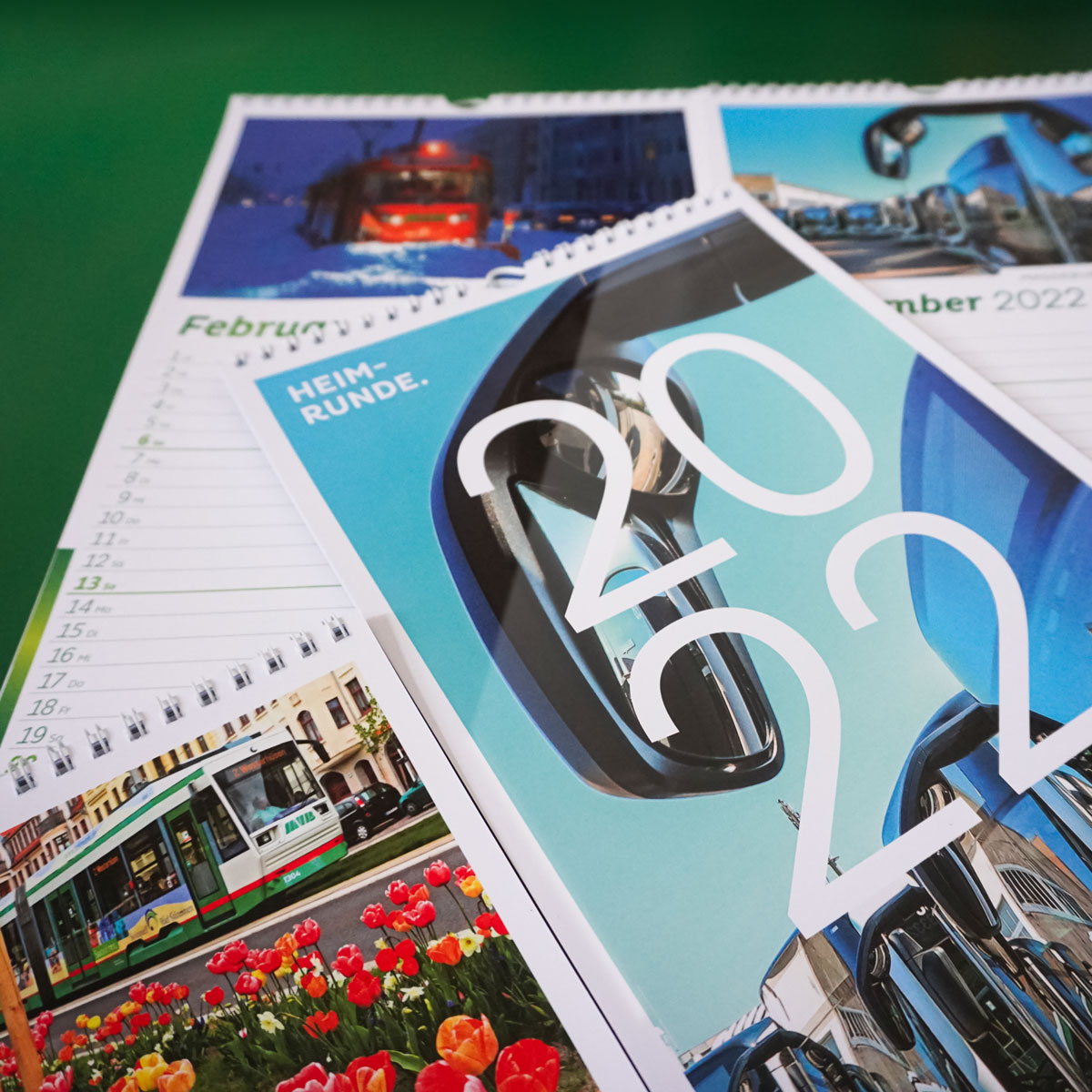 Kalender der MVB für das Jahr 2022