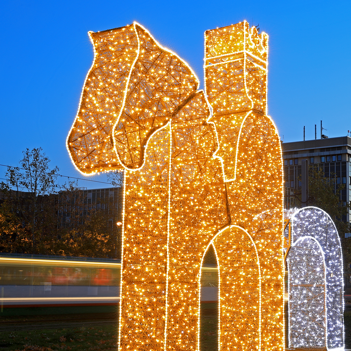 Lichterwelt in Magdeburg (Foto: Peter Gercke)