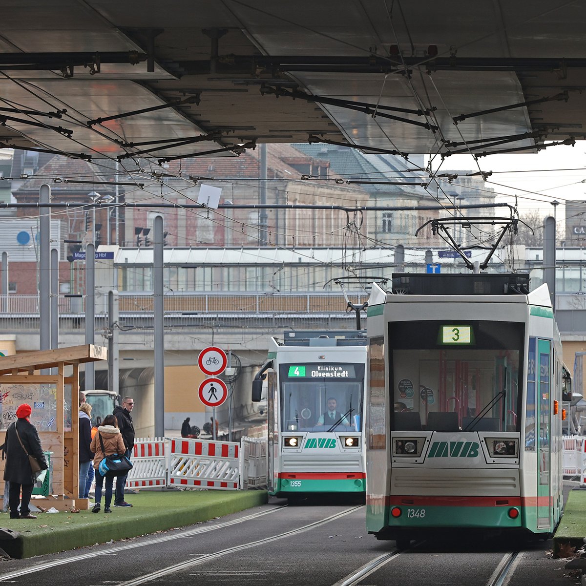 Haltestelle Hauptbahnhof Nord (Foto: Peter Gercke)