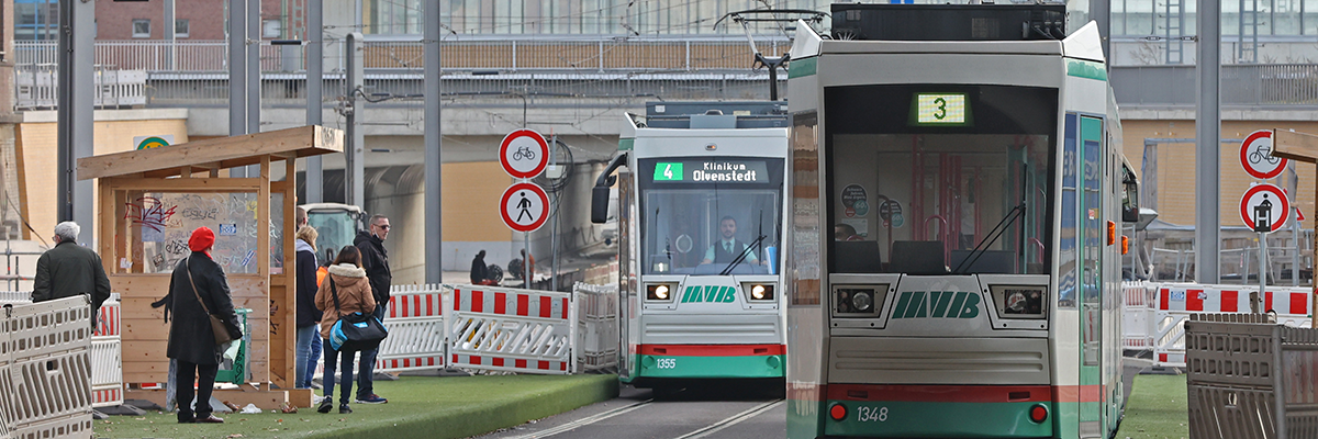 Haltestelle Hauptbahnhof Nord (Foto: Peter Gercke)
