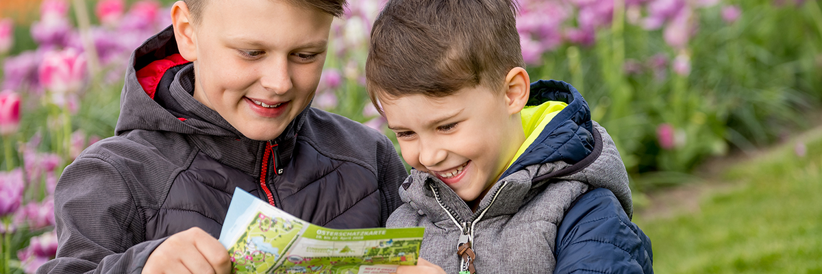 Osterschatzsuche im Elbauenpark (Foto: MVGM)