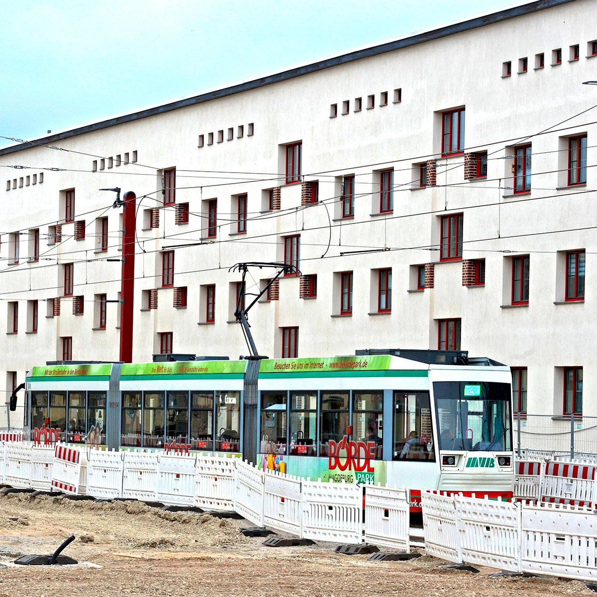 Straßenbahn in Cracau