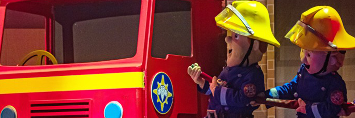 Feuerwehrmann Sam (Copyright Theater auf Tour, Fotografin Levinden Boer)