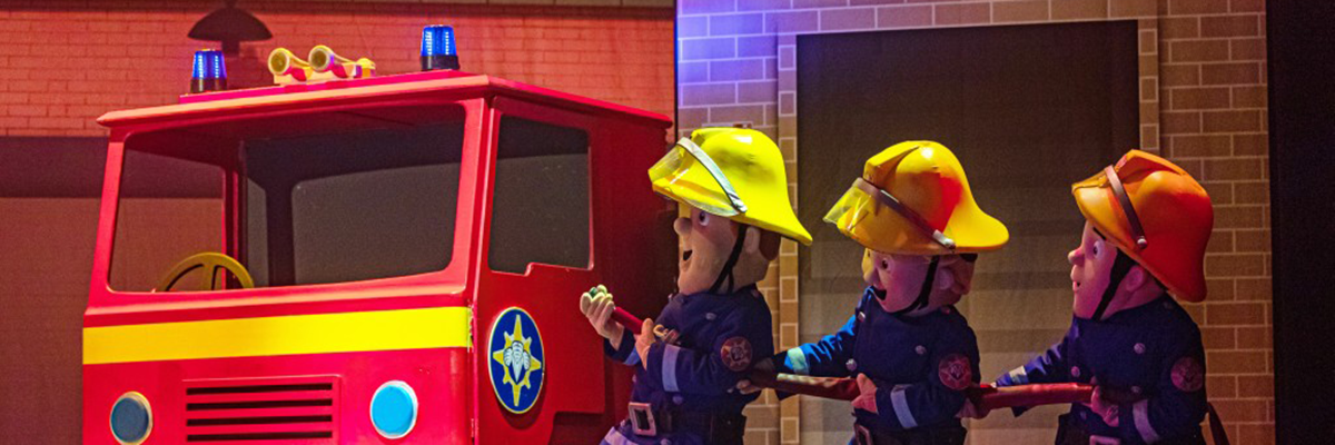 Feuerwehrmann Sam (Copyright Theater auf Tour, Fotografin Levinden Boer)