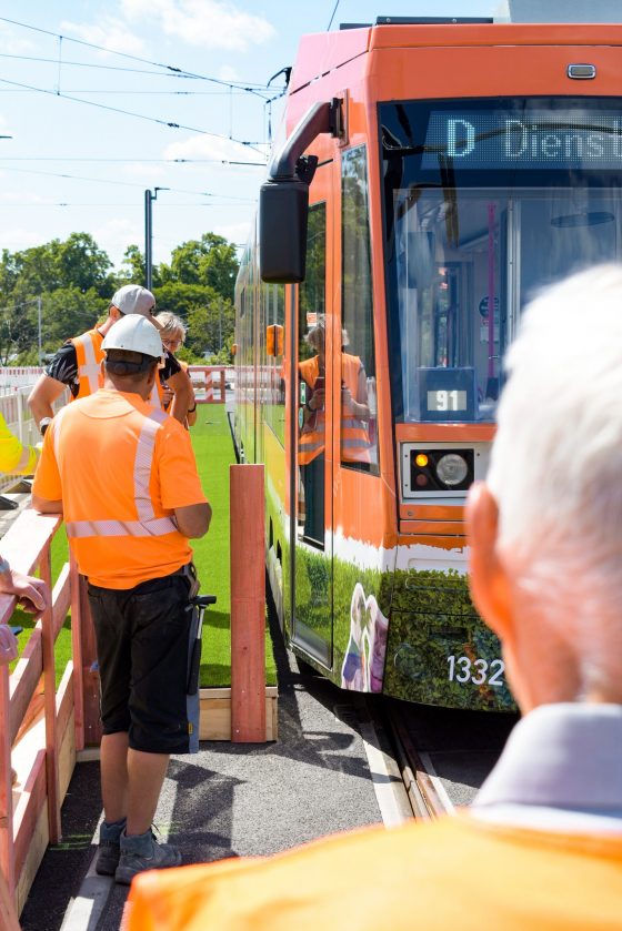 Probefahrt in Cracau am 10. Juni 2022 (Foto: Johannes Lauf)
