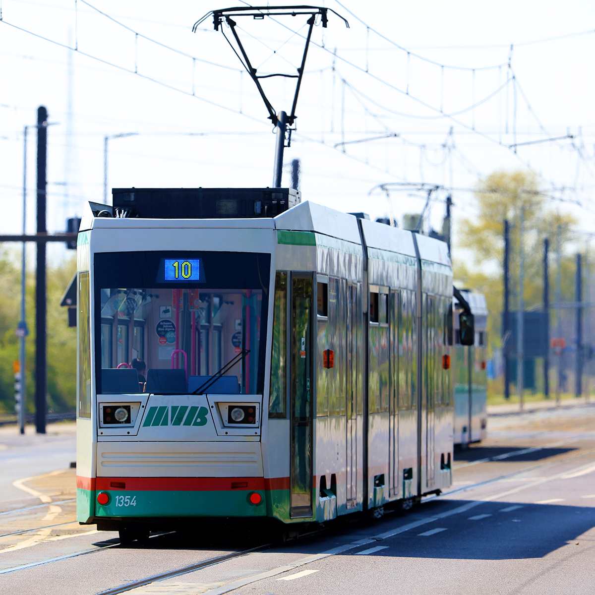 Straßenbahn der Linie 10