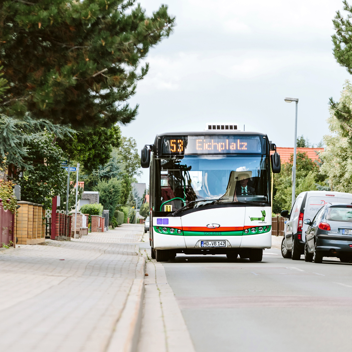Buslinie 53 Richtung Eichplatz (Foto: Stefan Deutsch)