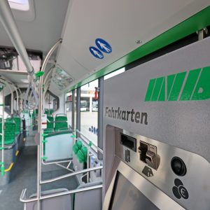 Innenansicht MAN Gelenkbus 2022 (Foto: Peter Gercke)