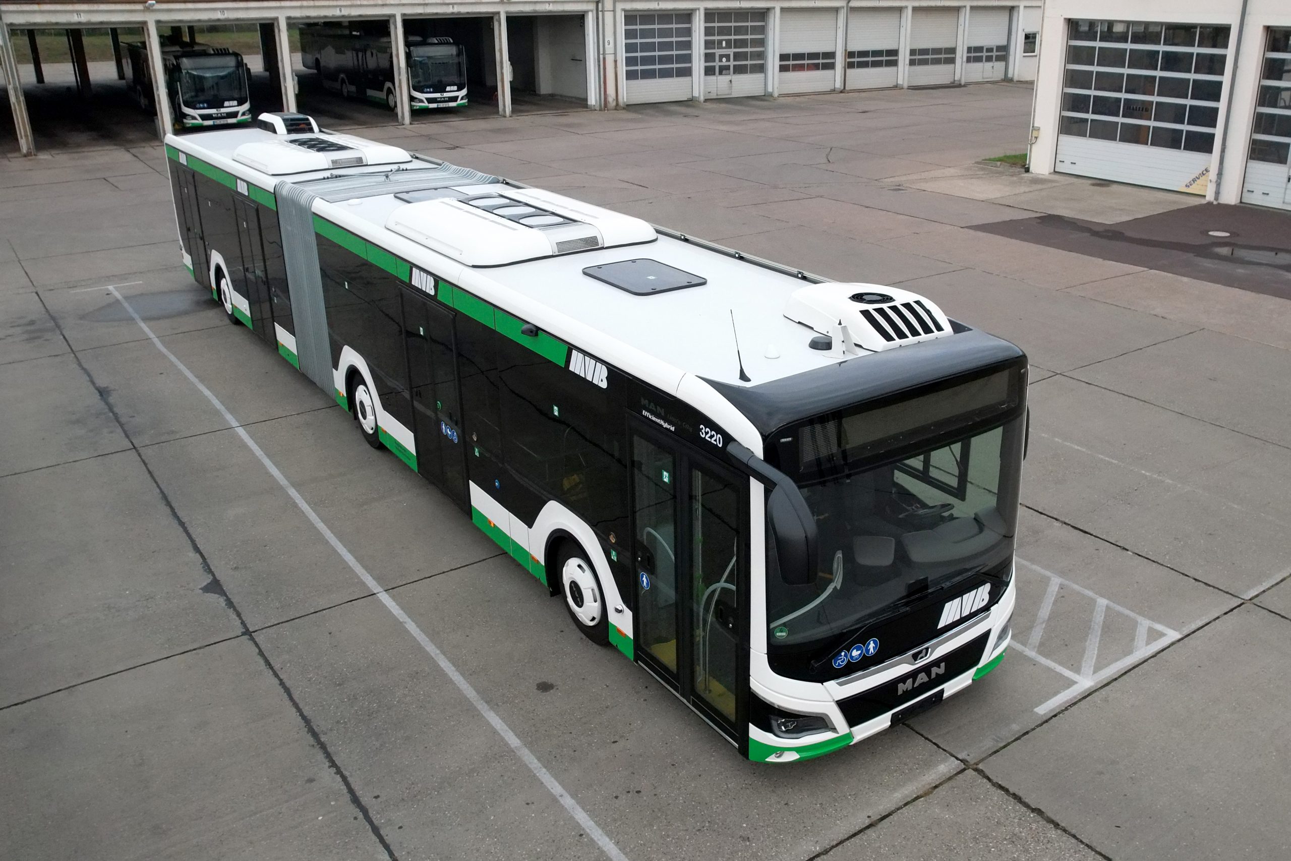 Neuer MAN-Gelenkbus (Foto: Peter Gercke)