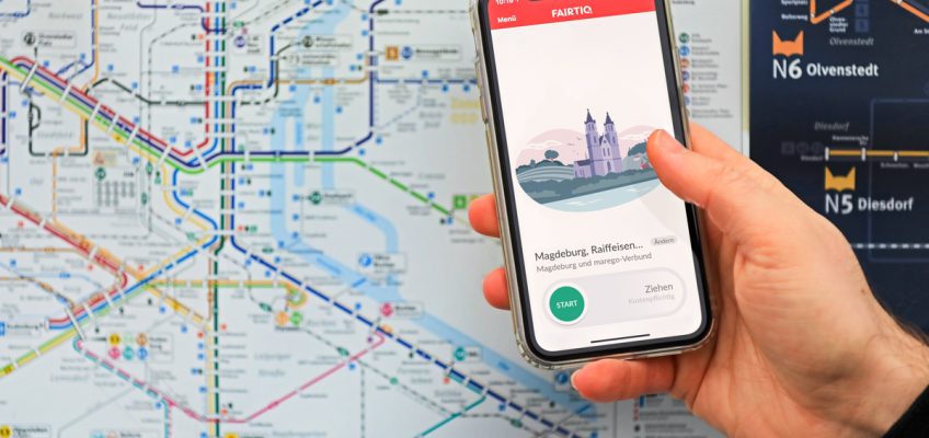 FAIRTIQ-App marego-Verbundgebiet