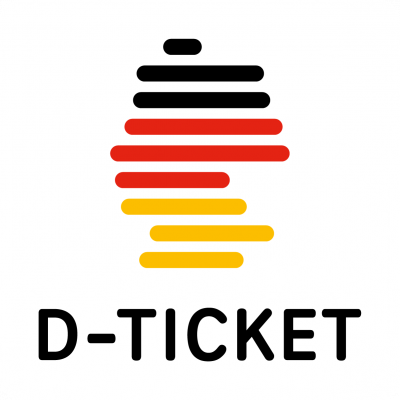 Logo des Deutschlandtickets.