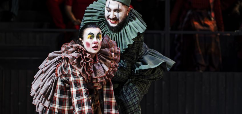 Werbebild aus der Oper "Das Schlaue Füchslein" von Leoš Janáček, welche im Opernhaus Magdeburg gespielt wurde