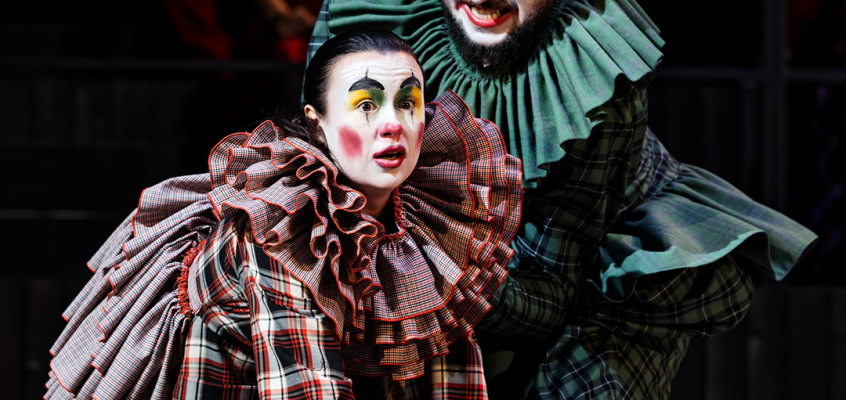 Werbebild aus der Oper "Das Schlaue Füchslein" von Leoš Janáček, welche im Opernhaus Magdeburg gespielt wurde