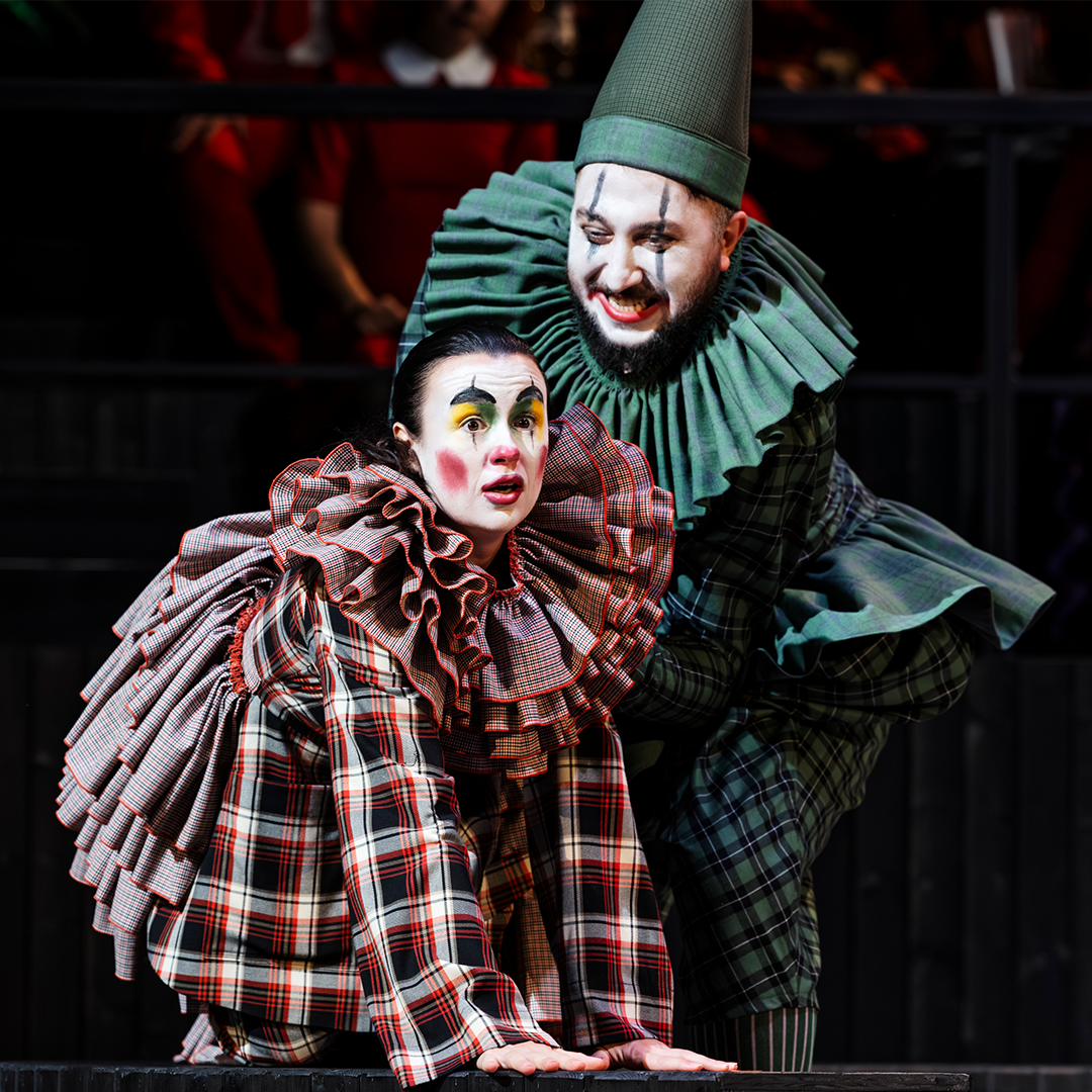 Werbebild aus der Oper "Das Schlaue Füchslein" von Leoš Janáček, welche im Opernhaus Magdeburg gespielt wurde