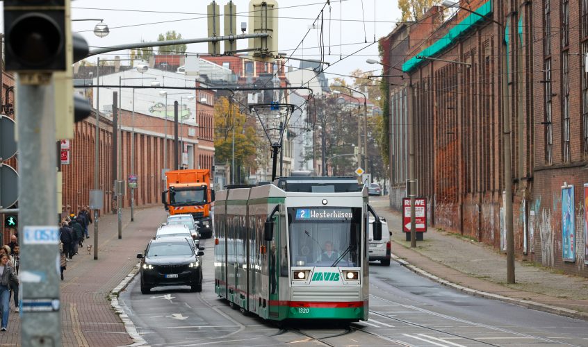 Straßenbahn der Linie 2