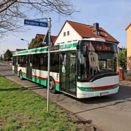 Ein Bus der Linie 72