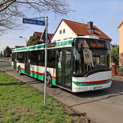 Ein Bus der Linie 72