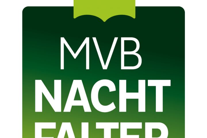 Werbelogo "MVB-Nachtfalter" für den Nachtverkehr der Magdeburger Verkehrsbetriebe.