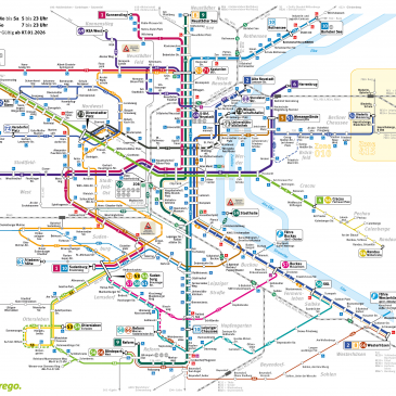 Liniennetzplan der Magdeburger Verkehrsbetriebe, gültig ab 07.01.2026