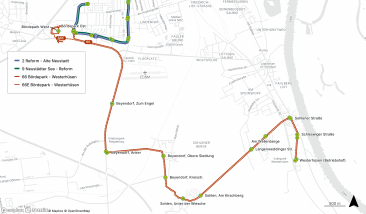 Schmeatische Übersicht Linienänderungen