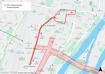 Linienführung Linie 48