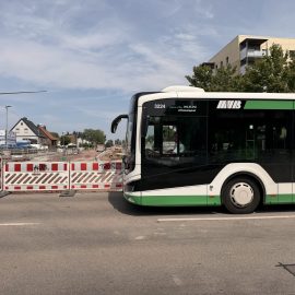 Bus am Olvenstedter Graseweg