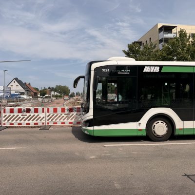 Bus am Olvenstedter Graseweg